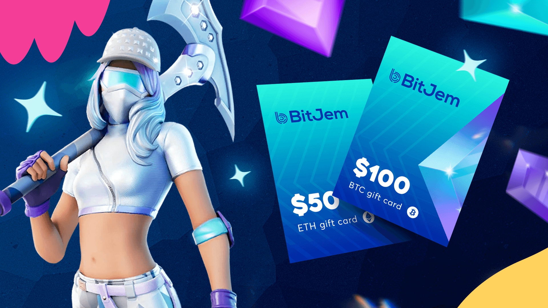 BitJem crytpo gift cards